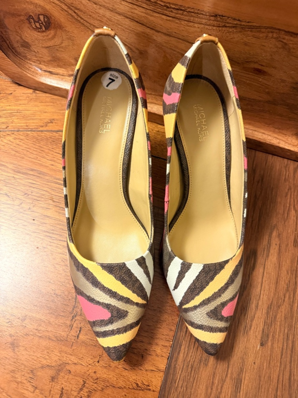 Michael Kors Women’s Multicolor zebra Pointed Toe Pumps